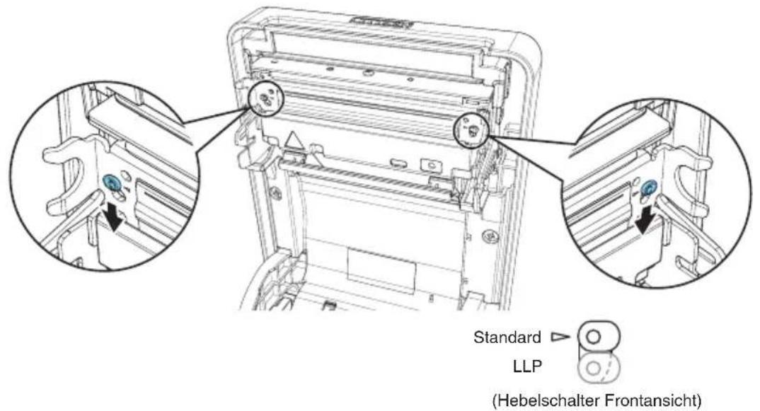 CITIZEN CTE651 - Einstellungen für die Funktion „Long Life Printing" (LLP) - 1