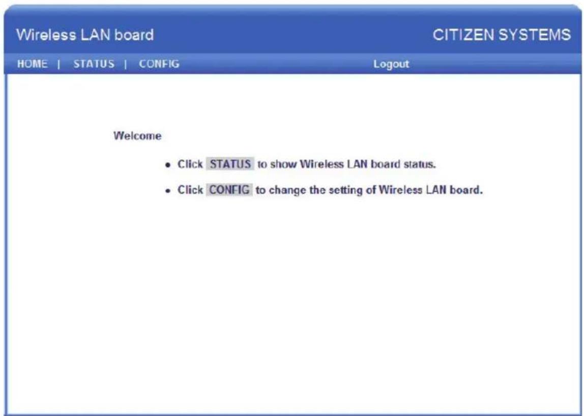 CITIZEN CTE651 - Écran HOME - 1