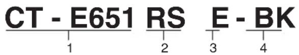 CITIZEN CTE651 - Model Classification - 1