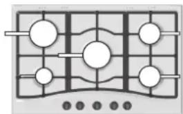 HOTPOINT PCN 752 THA(BK) - Conselhos práticos para utilização dos queimadores - 1
