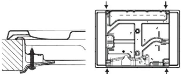 HOTPOINT PCN 752 THA(BK) - Schema voor de bevestiging van de haken - 2