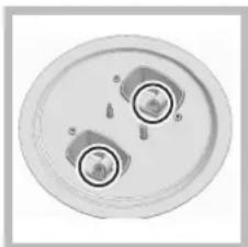 HOTPOINT PCN 752 THA(BK) - Replacing the Triple ring burner nozzles - 2