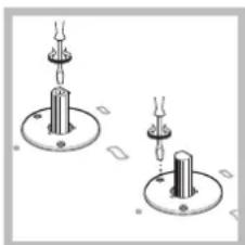 HOTPOINT PCN 752 THA(BK) - Sostituzione degli ugelli su bruciatore Tripla corona - 2