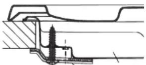 HOTPOINT PCN 752 THA(BK) - Haken-Befestigungsschema - 1