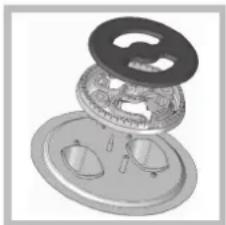 HOTPOINT PCN 752 THA(BK) - Sostituzione degli ugelli su bruciatore Tripla corona - 1