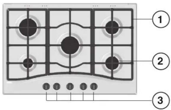 HOTPOINT PCN 752 THA(BK) - Geräteansicht - 1