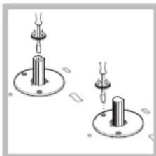 HOTPOINT PCN 752 THA(BK) - Cambio de los picos en el quemador Triple corona - 2