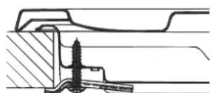 HOTPOINT PCN 752 THA(BK) - Hook fastening diagram - 2