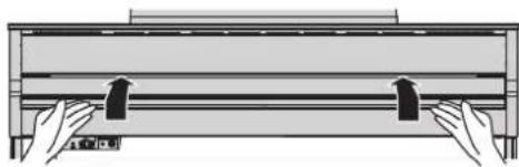ROLAND HP603A - Lorsque vous ouvrez le couvercle, l'appareil s'allume automatiquement. - 1