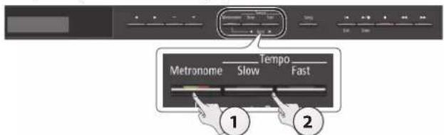 Metronome Slow Tempo Fast 1 2
