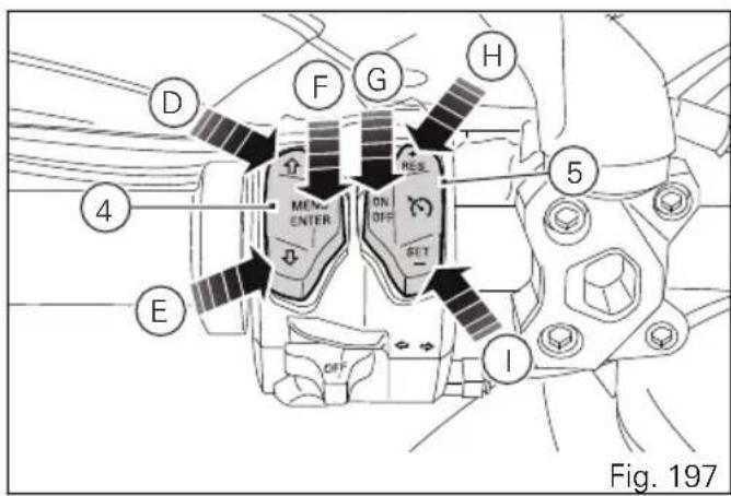 DUCATI Multistrada 1200 Enduro Pro (2018) - Commutateur gauche - 4