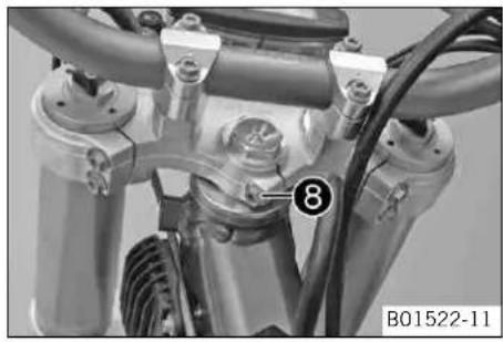 KTM 250 EXCF (2014) - TRAVAUX D'ENTRETIEN SUR LA PARTIE-CYCLE - 1
