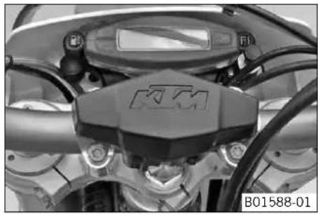KTM 250 EXCF (2014) - 6.15Vue d'ensemble des temoins (XCF-W) - 1