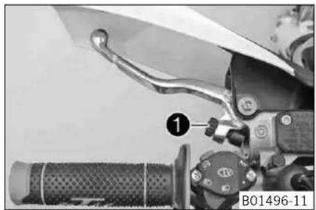 KTM 250 EXCF (2014) - Regler la position de base du levier d'embrayage - 1