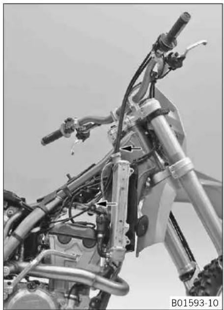 KTM 250 EXCF (2014) - Preparatifs - 1