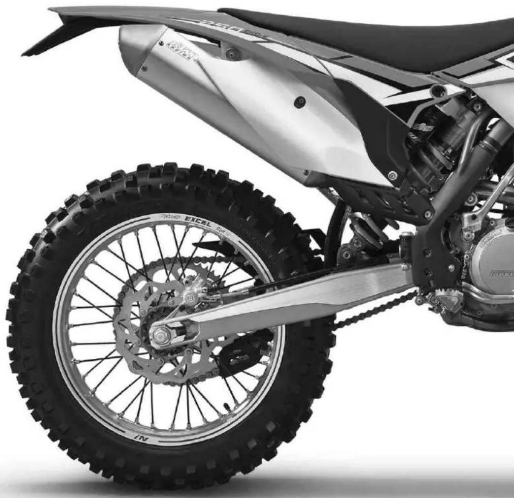 KTM 250 EXCF (2014) - Position du guidon - 2