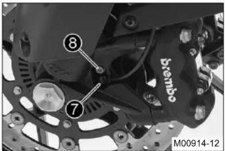⑧ ⑦ brembo M00914-12
