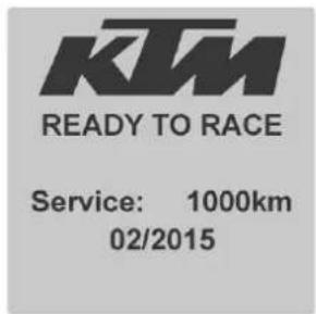 KTM READY TO RACE Service: 1000km 02/2015
