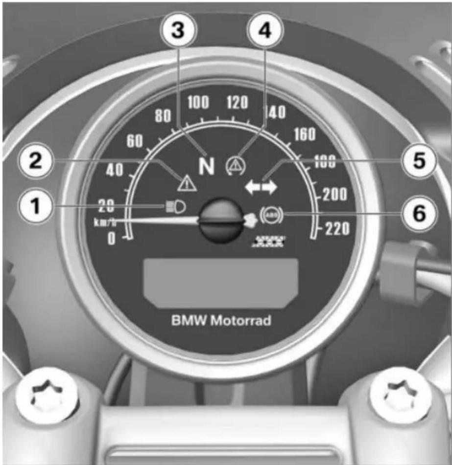 BMW R nineT Urban GS (062017) - 警告灯 / インジケーター - 1
