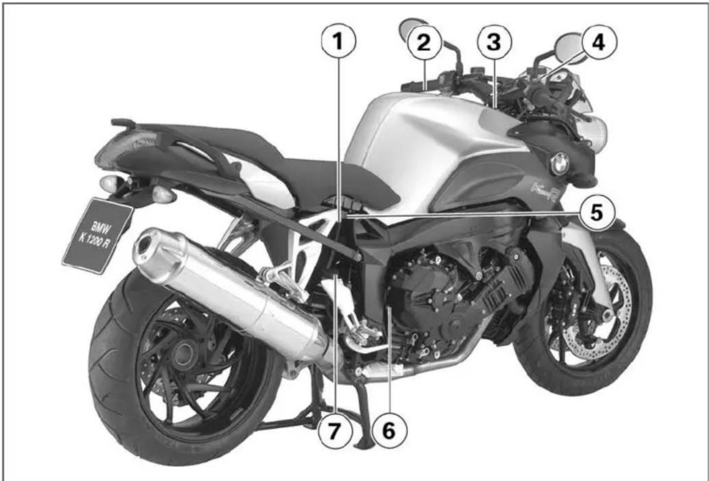 BMW K 1200 R (2007) - 左側面 - 1
