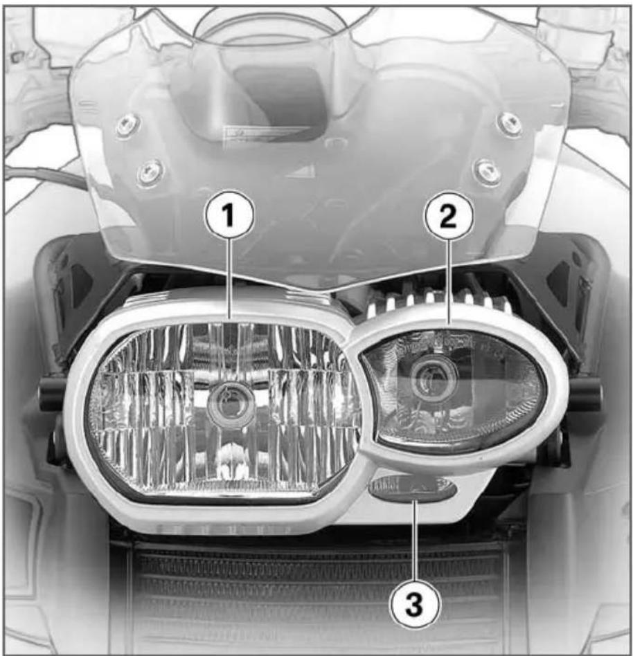 BMW K 1200 R (2007) - 左側ハンドルのスイッチ - 4