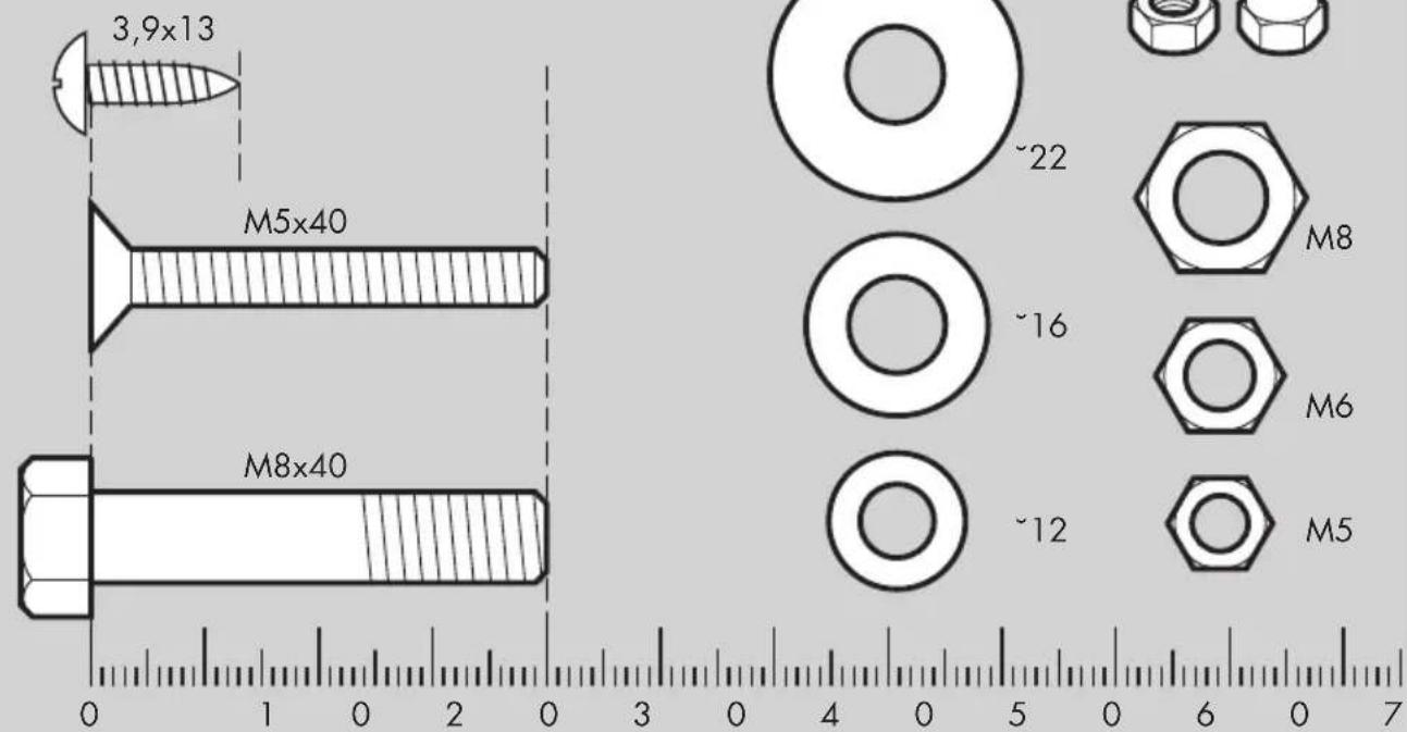 KETTLER Funtrike Emma - Messhilfe für Verschraubungsmaterial - 2
