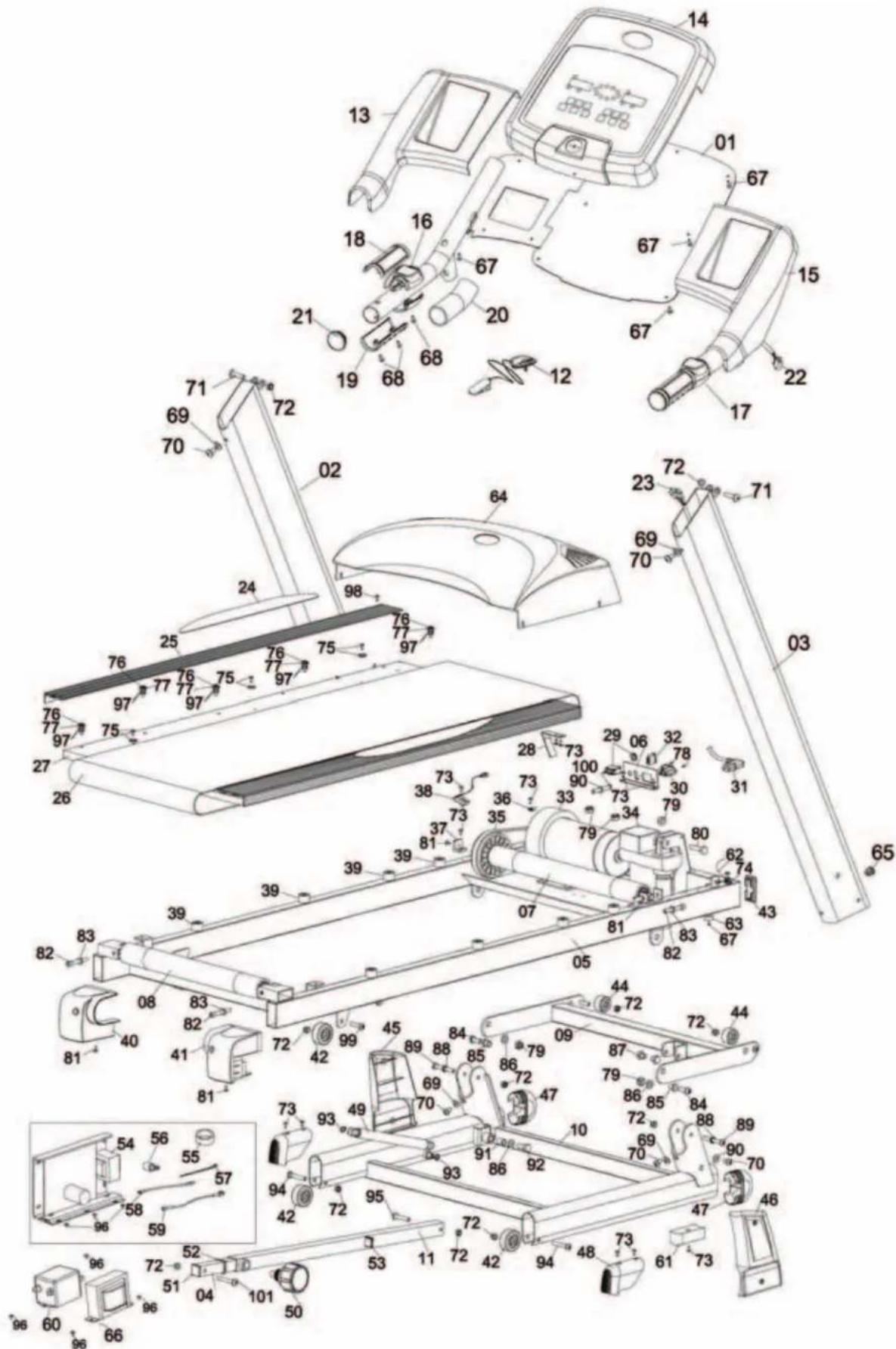 Bremshey Treadline Path - PATH EXPLODED VIEW - 1