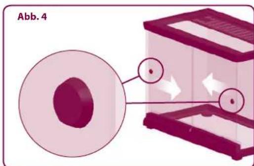 Ferplast Explora 80 H - Öffnungen zum Einsetzen zusätzlicher Spotlampen - 4