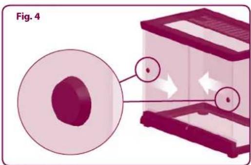 Ferplast Explora 80 H - Aperture per l'insertimento di lampade spot opzionali - 4