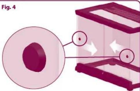Ferplast Explora 80 H - Openings for installation of optional spot lamps - 5