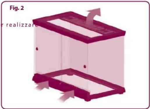 Ferplast Explora 80 H - Aperture per l'insertimento di lampade spot opzionali - 2