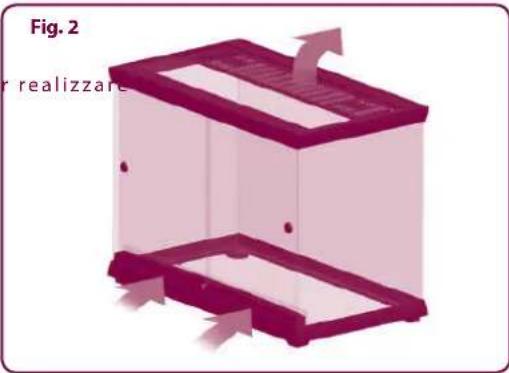 Ferplast Explora 110 H - Aperture per l'insertimento di lampade spot opzionali - 2