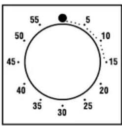 CANDY FO FL 605 X UK - USING THE MINUTE TIMER - 1