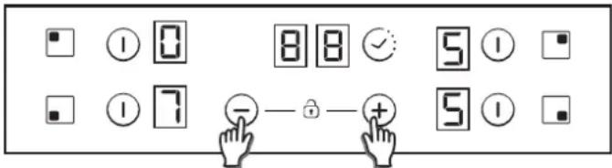 CANDY CH64DCT - Optiune de blocare pentru copii - 1