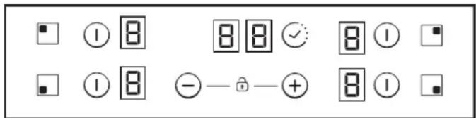 CANDY CH64DCT - Het niveau van het vermogenbeheer selecteren. - 3