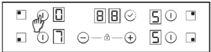 CANDY CH64DCT - Een zone selectoren - 1