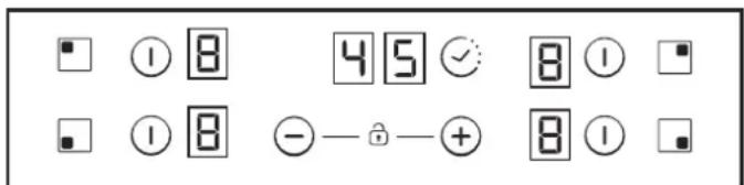 CANDY CH64DCT - Het niveau van het vermogenbeheer selecteren. - 4