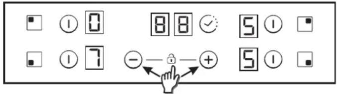 CANDY CH64DCT - Increase / Decrease power level - 1
