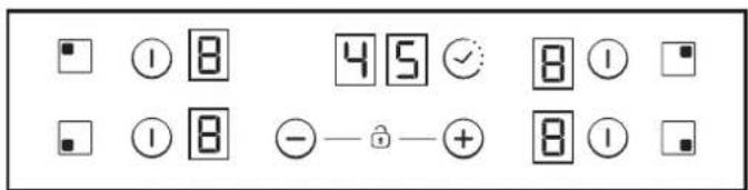 CANDY CH64DCT - Wahl der Leistungverwaltungsstufe. - 4