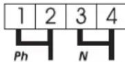 CANDY CH742B - Connection to the terminals on the terminal block - 2