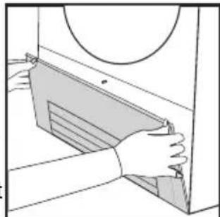 CANDY GCS 9101A2TS - To Clean the Condenser Filter - 1