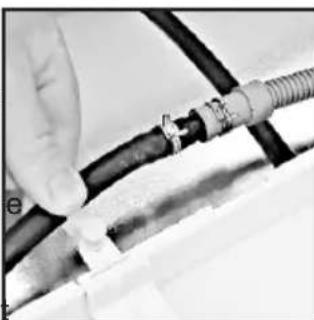 CANDY GCS 9101A2TS - Bevestig de kit als volgt: - 8