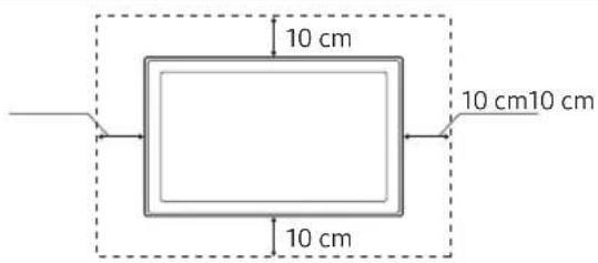 SAMSUNG QE75Q7FNAT - Sørg for korrekt ventilation til dit tv - 2