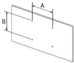 SAMSUNG QE75Q7FNAT - Montieren des Geräts an der Wand - 3