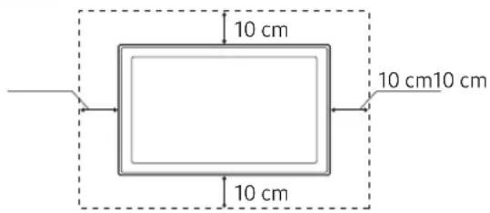 SAMSUNG QE75Q7FNAT - Ausreichende Belüftung Ihres Geräts - 2