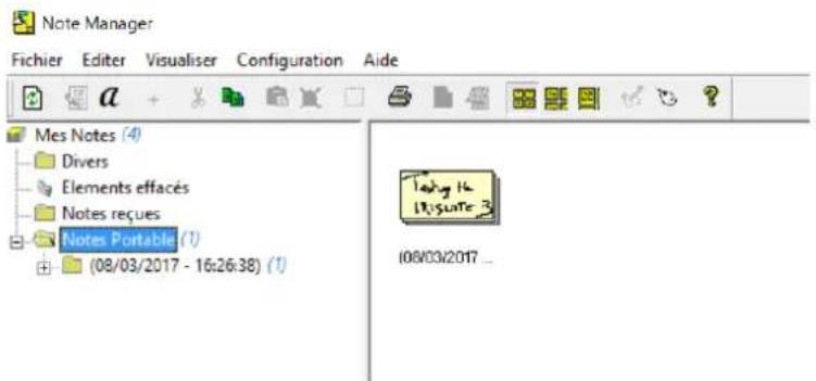 IRIS IRISNotes 3 - Téléchargement de notes avec Note Manager - 2