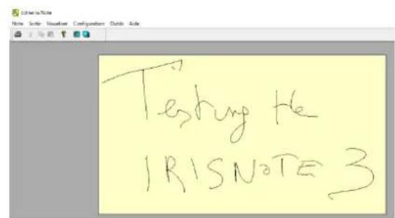 IRIS IRISNotes 3 - Affichage et edition de notes dans Note Manager - 3