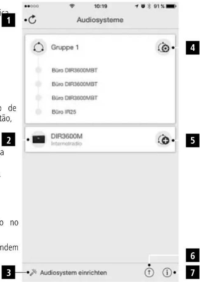 HAMA GC100MBT - Interface/estrutura do ecra inicial UNDOK - 1