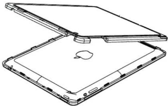 Parat PARASYNC for iPad 2 - CASE ASSEMBLY - 2