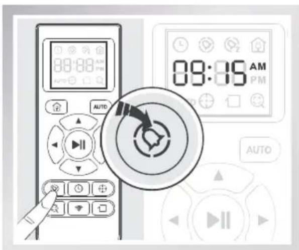 ECOVACS DEEBOT M81 PRO - Cancelación de la hora de limpieza programada mediante el mando a distancia - 1